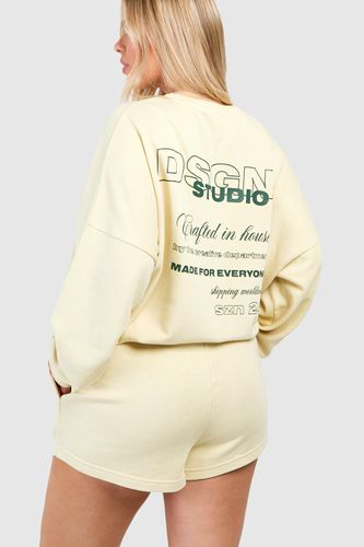 Womens Plus Dsgn Studio Washed Oversized Sweatshirt - - 16 - boohoo - Modalova