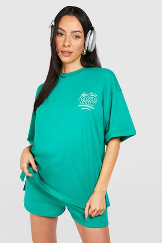 Womens Maternity Sports Club T-shirt And Short Tracksuit - - 10 - boohoo - Modalova