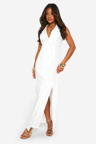 Womens Woven Sleeveless Maxi Blazer Dress - - 12 - boohoo - Modalova