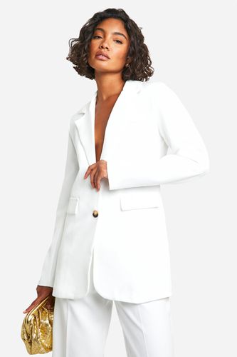 Womens Tall Woven Tailored Oversized Blazer - - 14 - boohoo - Modalova