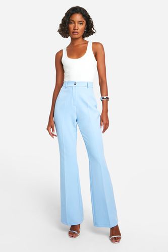 Womens Tall Woven Tailored Fit And Flare Trousers - - 10 - boohoo - Modalova