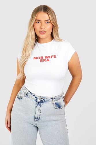 Womens Plus Mob Wife Baby Tee - - 18 - boohoo - Modalova
