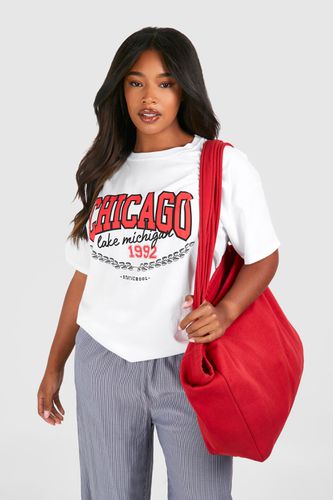 Womens Plus Chicago Printed T-shirt - - 20 - boohoo - Modalova