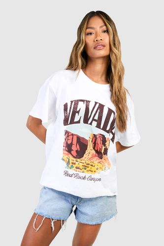 Womens Nevada Oversized T-shirt - - M - boohoo - Modalova