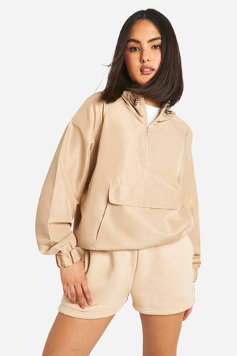 Womens Hooded Half Zip Festival Mac - - 8 - boohoo - Modalova