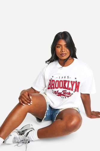 Womens Plus Brooklyn Ny T Shirt - - 16 - boohoo - Modalova