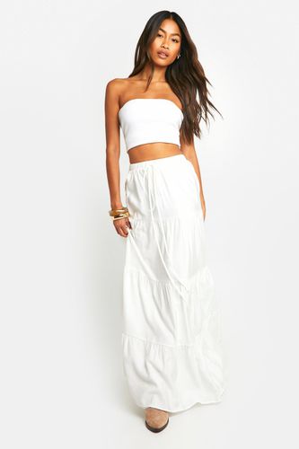 Womens Maxi Skirt - White - 10 - boohoo - Modalova