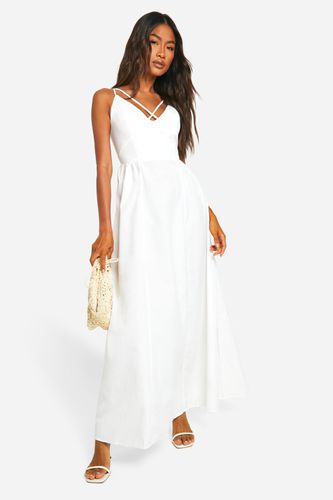 Womens Double Strap Maxi Dress - - 10 - boohoo - Modalova