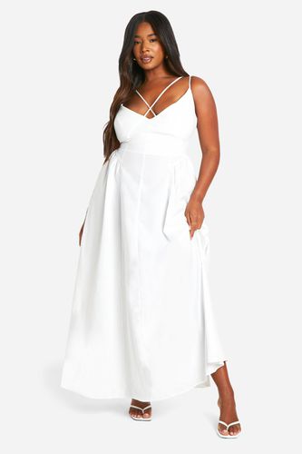 Womens Plus Double Strap Maxi Dress - - 28 - boohoo - Modalova