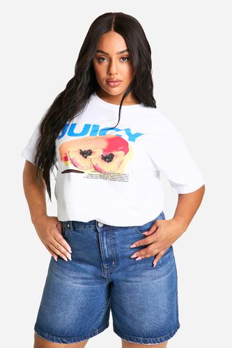 Womens Plus Papaya Oversized T Shirt - - 20 - boohoo - Modalova