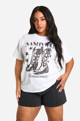 Womens Plus Nashville Oversized T-shirt - - 18 - boohoo - Modalova