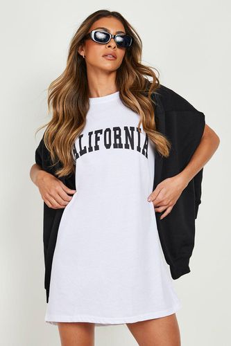 Womens California T-shirt Dress - - 12 - boohoo - Modalova