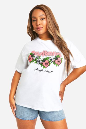Womens Plus Positano Oversized T-shirt - - 16 - boohoo - Modalova