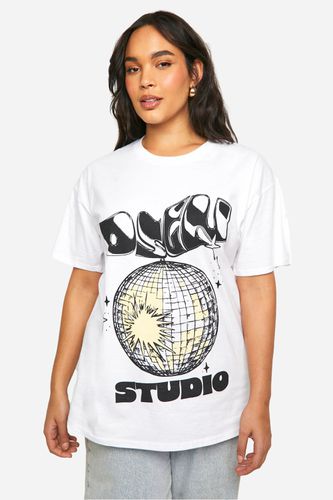 Womens Plus Disco Ball T-shirt - - 16 - boohoo - Modalova