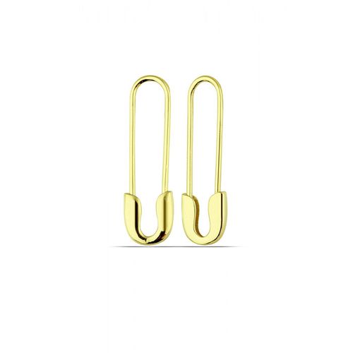 Womens Sterling Silver Safety Pin Earring - - One Size - NastyGal UK (+IE) - Modalova