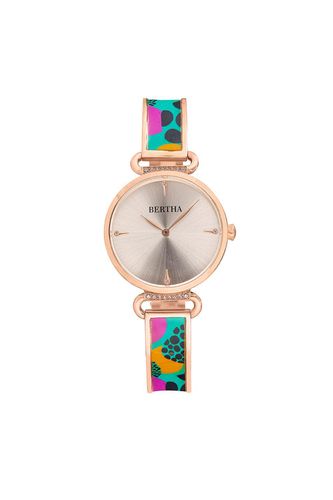Womens Katherine Enamel-Designed Bracelet Watch - - One Size - NastyGal UK (+IE) - Modalova