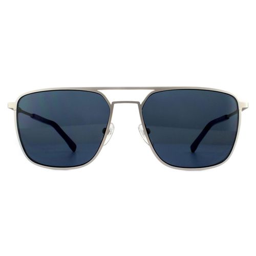 Shield Semi Matte Grey Green S8103V Sunglasses - One Size - Police - Modalova