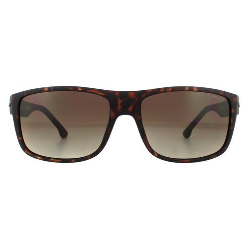 Rectangle Matte Dark Havana Smoke Gradient Sunglasses - One Size - Police - Modalova