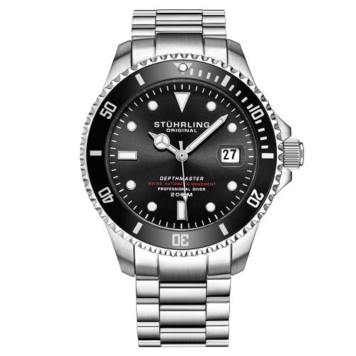 Lumina Swiss Automatic Depthmaster 42mm Diver Watch with Stainless steel Bracelet - - One Size - STÜHRLING Original - Modalova