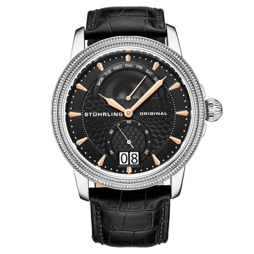 Classique Quartz 45mm Classic Watch with Leather Band - - One Size - STÜHRLING Original - Modalova