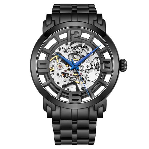 Winchester Automatic 42 mm Skeleton Watch with Stainless Steel Link Bracelet - - One Size - NastyGal UK (+IE) - Modalova