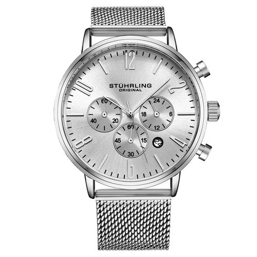Monaco Chronograph 41mm Sporty Watch with Stainless steel Bracelet - - One Size - STÜHRLING Original - Modalova