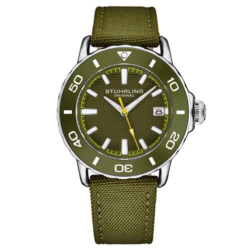 Explorer 4041 Dive Watch 40mm Quartz Satin Twill Nylon Strap - - One Size - STÜHRLING Original - Modalova