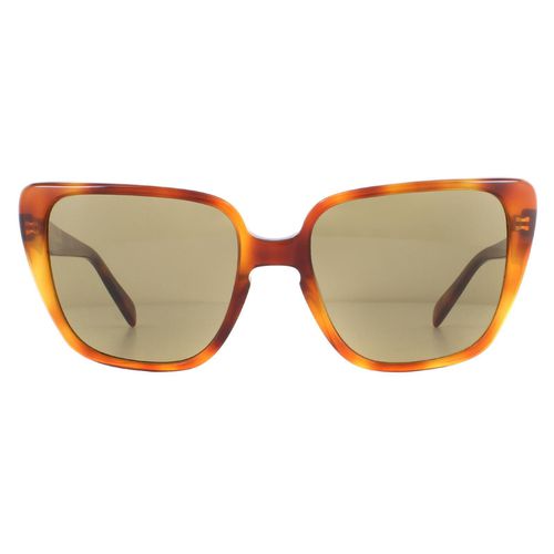 Womens Square Light Havana Sunglasses - One Size - NastyGal UK (+IE) - Modalova