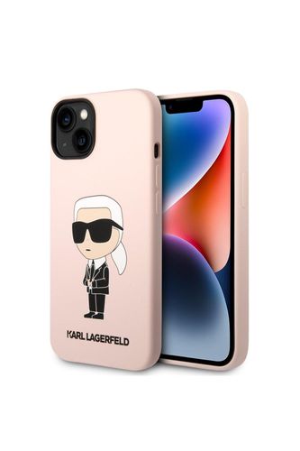 Liquid Silicone Phone Case iPhone 14 - - iPhone 14 - Karl Lagerfeld - Modalova