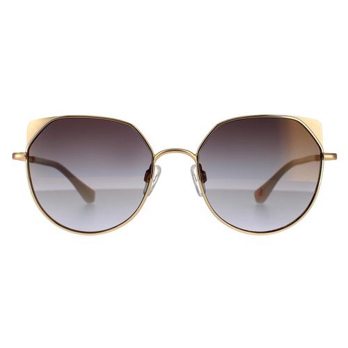 Womens Cat Eye Light Gold Grey Sunglasses - - One Size - NastyGal UK (+IE) - Modalova