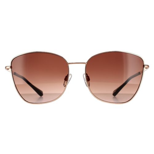 Womens Fashion Rose Gold Brown Gradient Sunglasses - - One Size - Ted Baker - Modalova