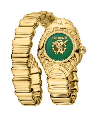 Womens Gold Snake Watch - - One Size - NastyGal UK (+IE) - Modalova