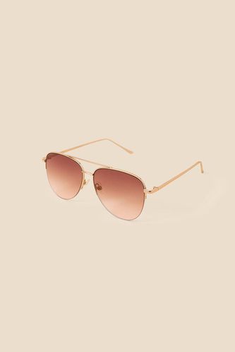 Womens Half Frame Aviator Sunglasses - - One Size - NastyGal UK (+IE) - Modalova