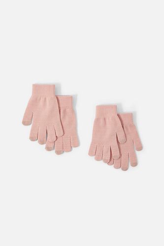 Womens Super-Stretchy Touchscreen Gloves Set of Two - - One Size - Accessorize - Modalova