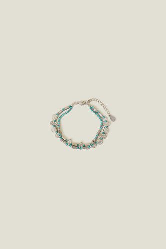 Womens Layered Disc Bracelet - - One Size - Accessorize - Modalova
