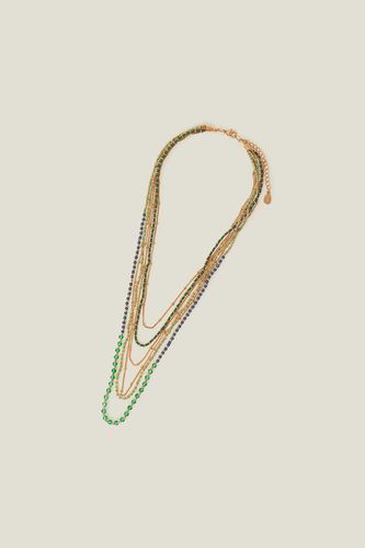 Womens Layered Beaded Necklace - - One Size - Accessorize - Modalova