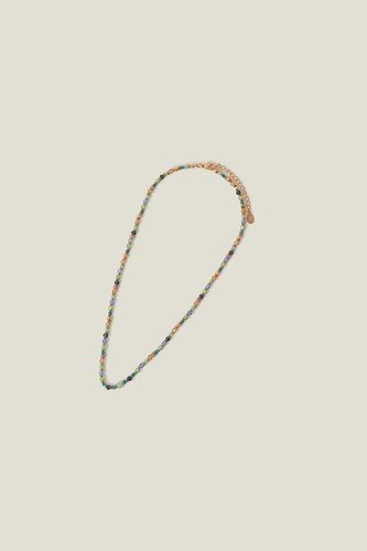 Womens Round Beaded Necklace - - One Size - Accessorize - Modalova