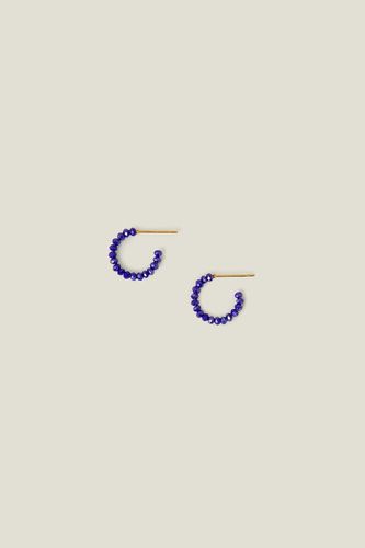 Womens Z Beaded Small Hoops - One Size - NastyGal UK (+IE) - Modalova