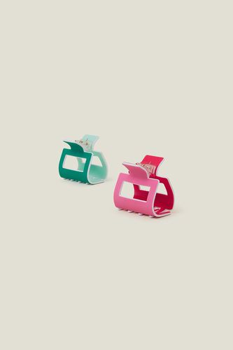 Womens 2-Pack Contrast Claw Clips - - One Size - Accessorize - Modalova