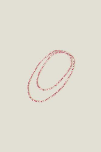 Womens Layered Print Beaded Necklace - - One Size - NastyGal UK (+IE) - Modalova