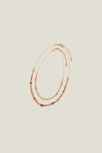 Womens 2-Pack Facet Bead Necklaces - - One Size - NastyGal UK (+IE) - Modalova