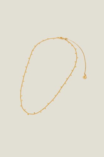 Womens 14ct Gold-Plated Station Disc Necklace - - One Size - NastyGal UK (+IE) - Modalova