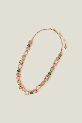 Womens Eclectic Gem Collar Necklace - - One Size - Accessorize - Modalova