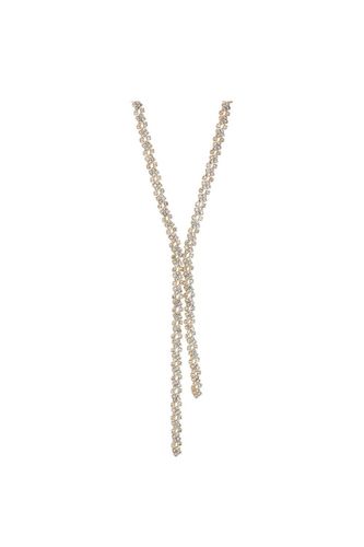 Womens Rose Gold Lariat Necklace - - One Size - Mood - Modalova