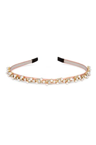 Womens Rose Gold Pink Crystal And Pearl Pretty Headband - - One Size - NastyGal UK (+IE) - Modalova