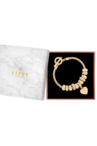 Womens Gold Plated T Bar Coin Charm Bracelet- Gift Boxed - - One Size - NastyGal UK (+IE) - Modalova