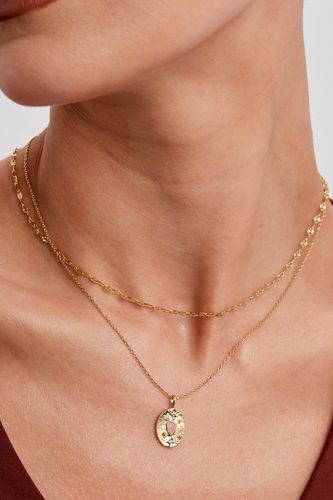 Womens 14K Real Gold Plated Recycled Rose Quartz Necklace - - One Size - NastyGal UK (+IE) - Modalova