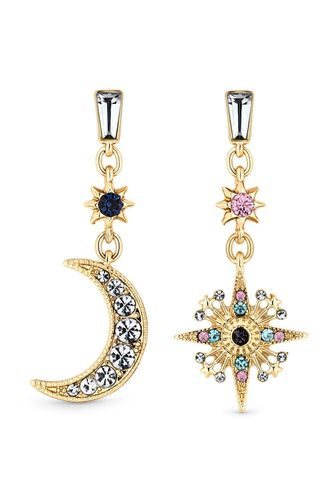 Womens Gold Plated Multi Coloured Celestial Drop Earrings - - One Size - NastyGal UK (+IE) - Modalova