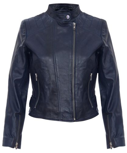 Womens Leather Biker Jacket-Celaya - - 14 - Infinity Leather - Modalova