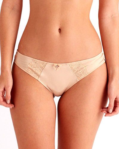 Womens Imogen Lace Brazilian - Nude - - S - NastyGal UK (+IE) - Modalova